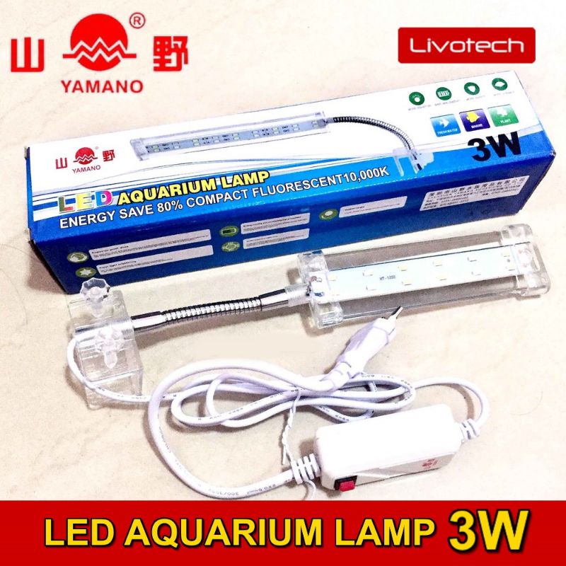 Jual Yamano Lampu Led Jepit Watt Lampu Aquarium Aquascape Shopee