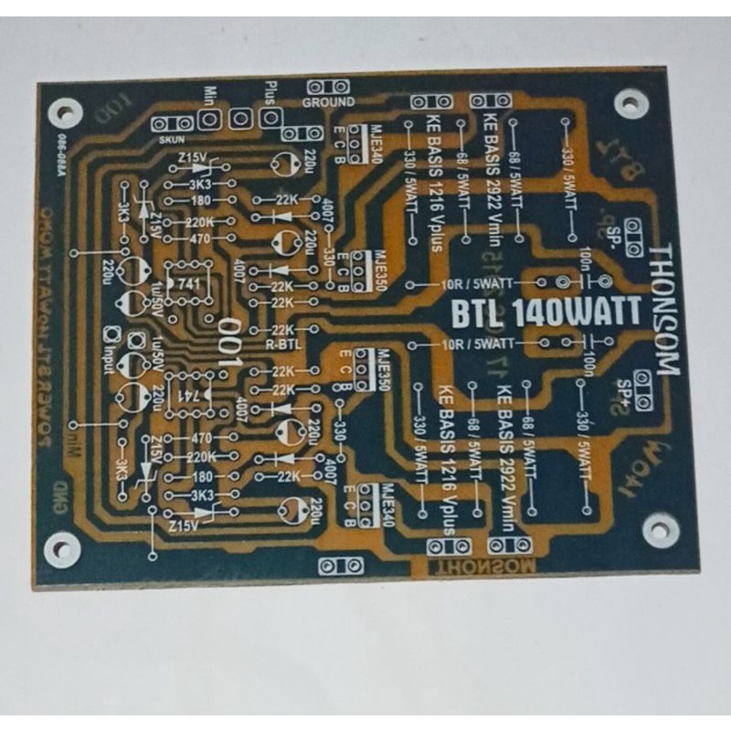 Jual PCB Power Amp 140W BTL | Shopee Indonesia