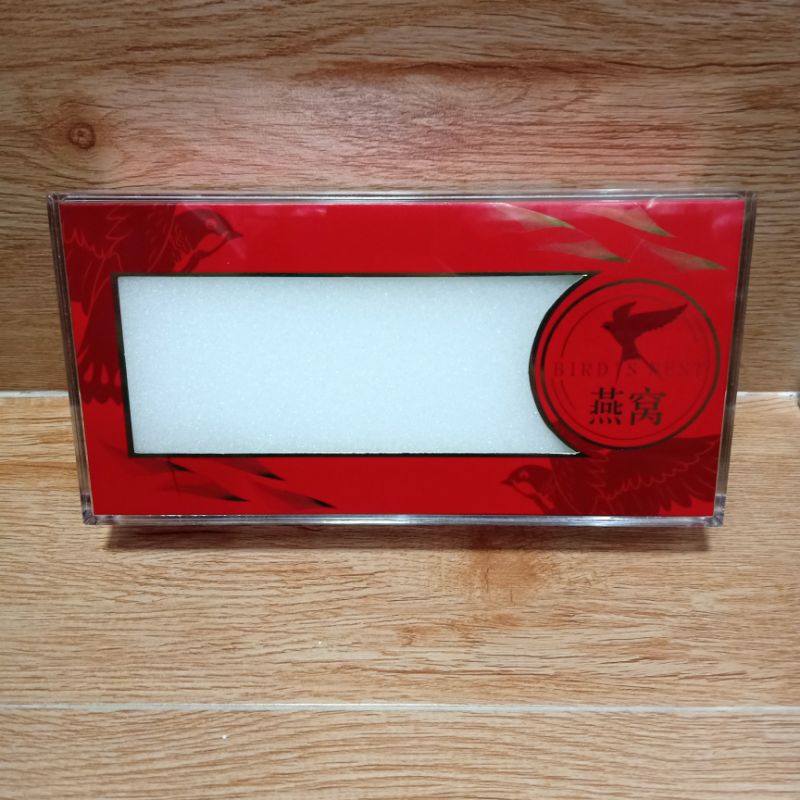 Jual Kotak Kemasan Sarang Burung Walet Mewah List Merah Persegi Panjang ...