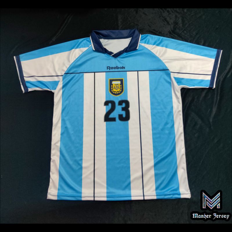 Jual Jersey Argentina 2000 Full Printing Custom Shopee Indonesia