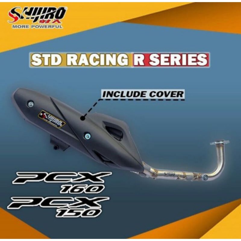 Jual KNALPOT SHIJIRO STD RACING PCX 150/160 TYPE R SERIES ORIGINAL ...