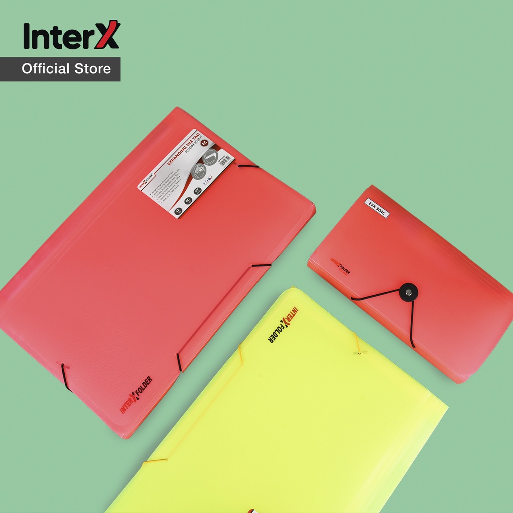 Jual InterX Folder Expanding File Tali (Flou) / Map Harmonika Arsip ...