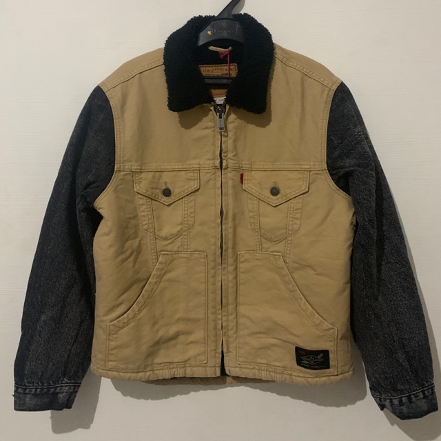 Lined trucker jacket by justin timberlake sale