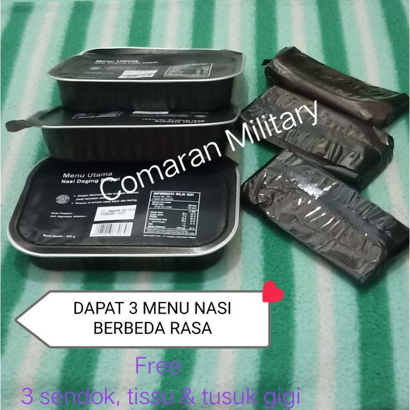 Jual RANSUM TNI T2 MRE PEMBAGIAN TNI HARGA 1 PAKET | Shopee Indonesia