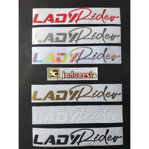 Jual STIKER CUTTING LADY RIDER | Shopee Indonesia