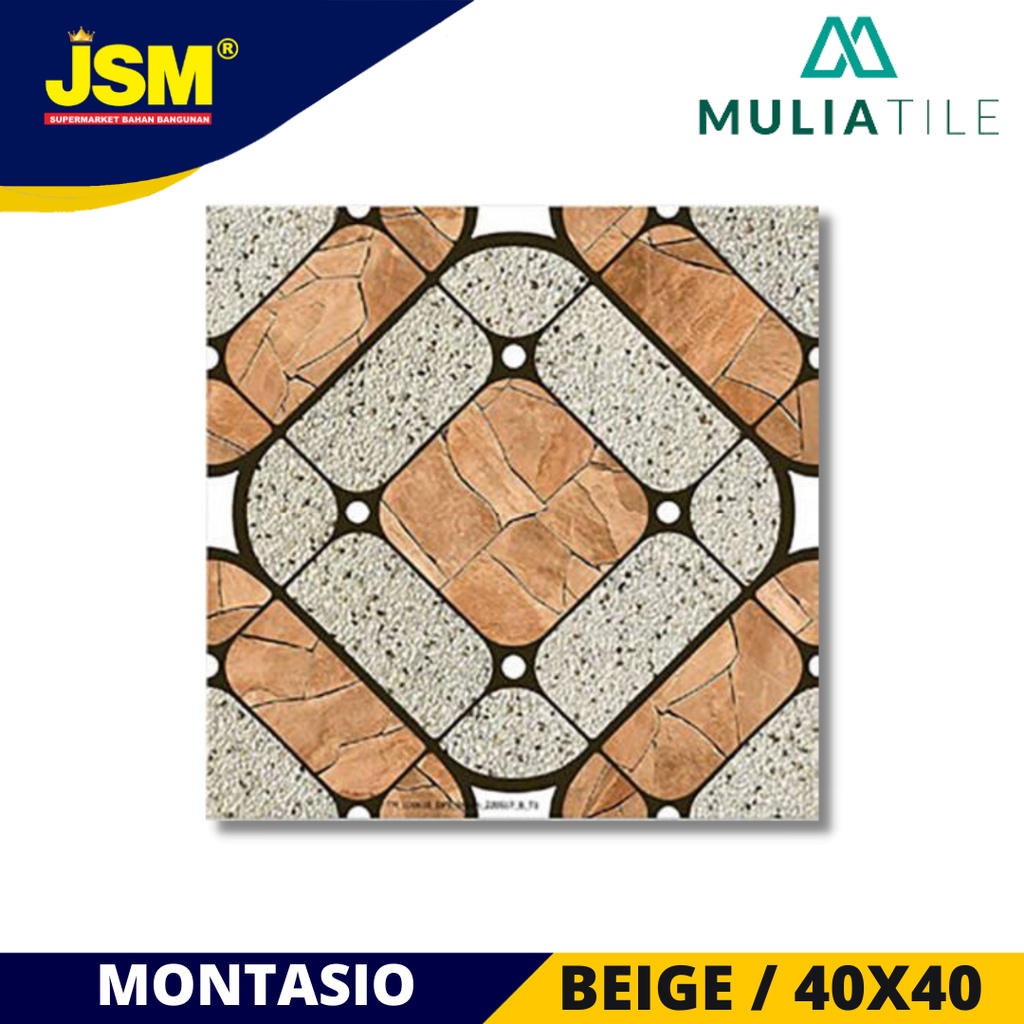 Jual Mulia Tile Keramik Lantai Montasio Beige Matt X Shopee Indonesia