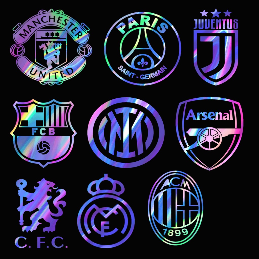 Jual sticker hologram klub bola (harga satuan) Shopee Indonesia