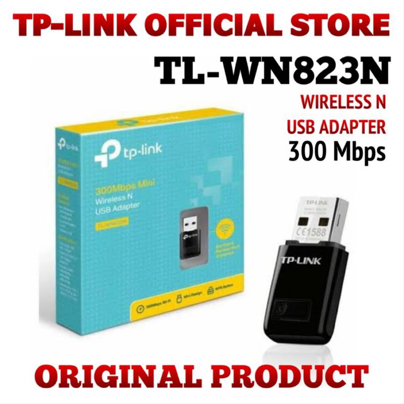 Jual TP-LINK TL-WN823N / 823N WIRELESS N USB ADAPTER 300Mbps Garansi ...