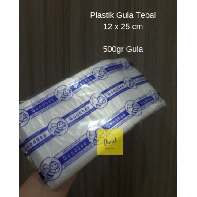 Jual Kantong Plastik Gula Anti Panas Hdpe Merk Goodbee 12 X 25 Cm