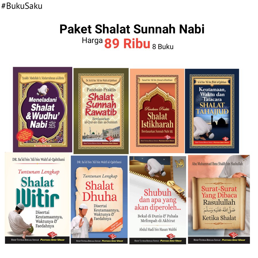 Jual PAKET SHALAT SUNNAH NABI|SHALAT NABI|SUNNAH NABI|SIFAT SHALAT NABI ...