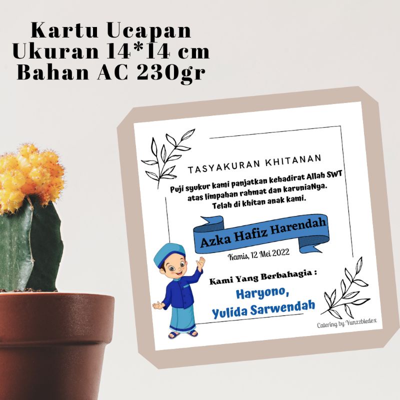 Jual Kartu Ucapan Tasyakuran | Shopee Indonesia