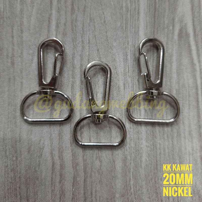 Jual Kew-kew Besi 20mm ZUNKPECK Kew Kew Pengait Besi 2cm Nickel