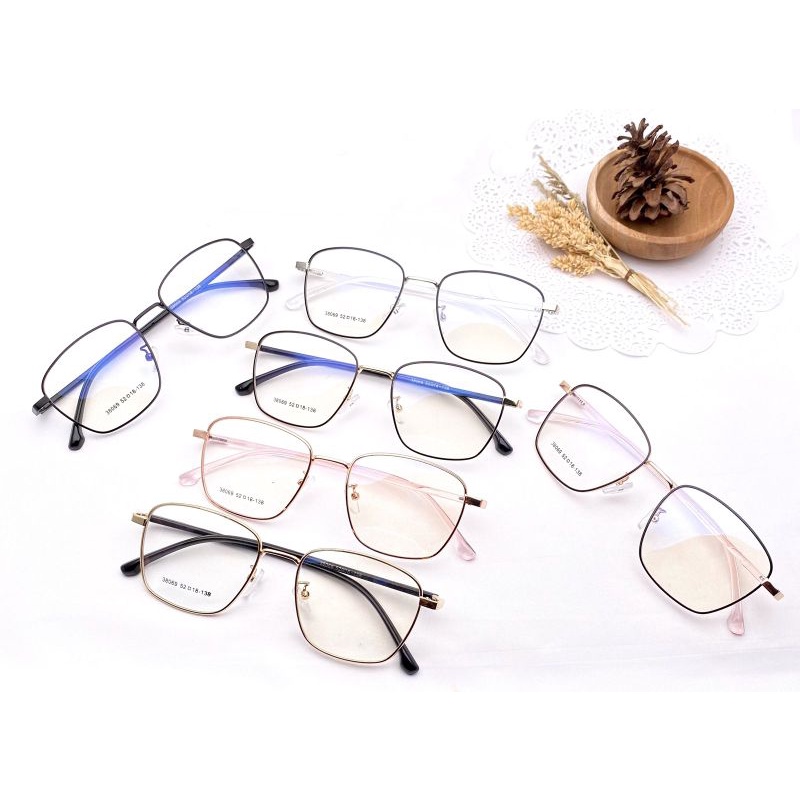 Jual Frama kacamata kotak besi dengan batang frame besi | Shopee Indonesia