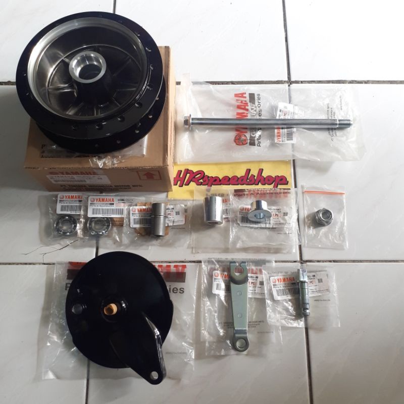 Jual Tromol Hub Roda Belakang Set Nap Panel Paha Rem Bearing As Mur Bosh Boss Rxz Rzr Milenium