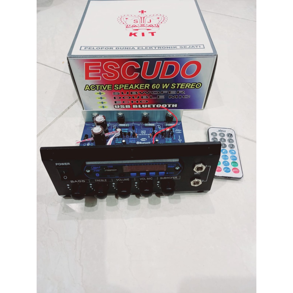 Jual PROMO CUCI GUDANG!!! KIT SPEAKER AKTIF 60W STEREO + USB BLUETOOTH