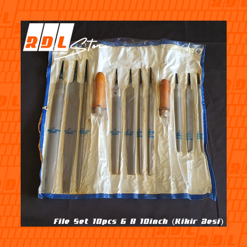 Jual File Set 10pcs 6 8 10inch (Kikir Besi) | Shopee Indonesia