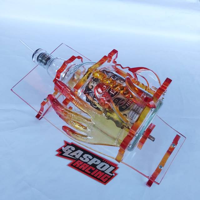 Jual Botol oli samping rxking tengkorak made gaspol racing | Shopee ...