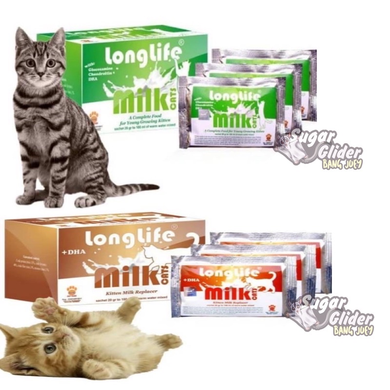 Long life milk cats store