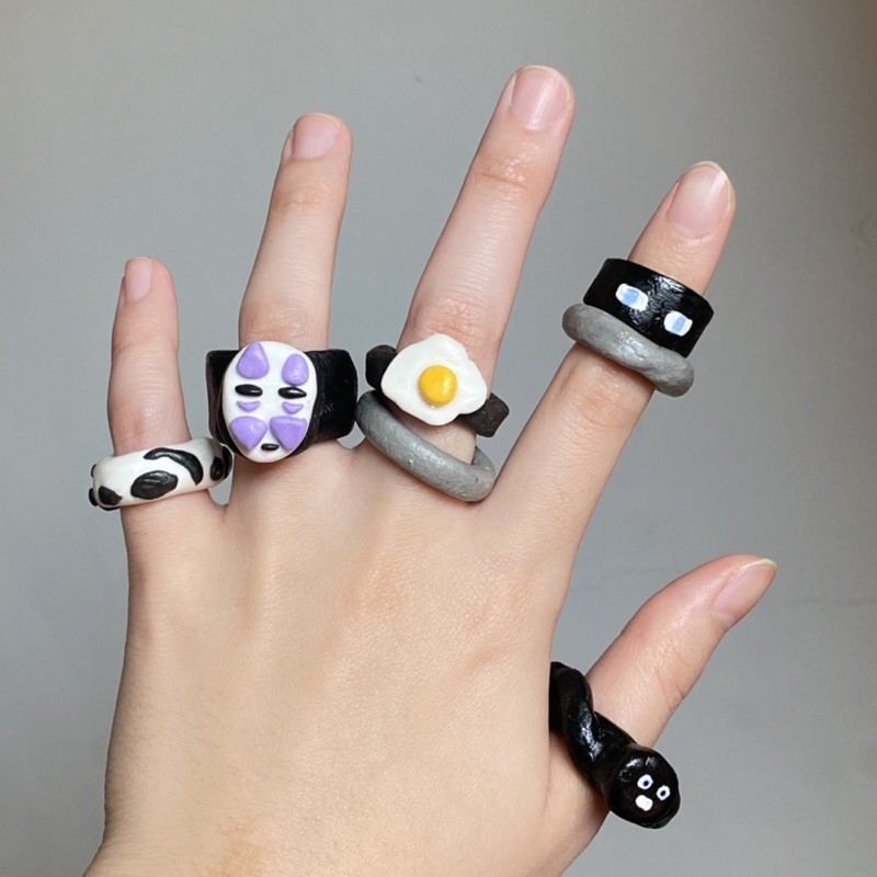 Funky on sale clay rings