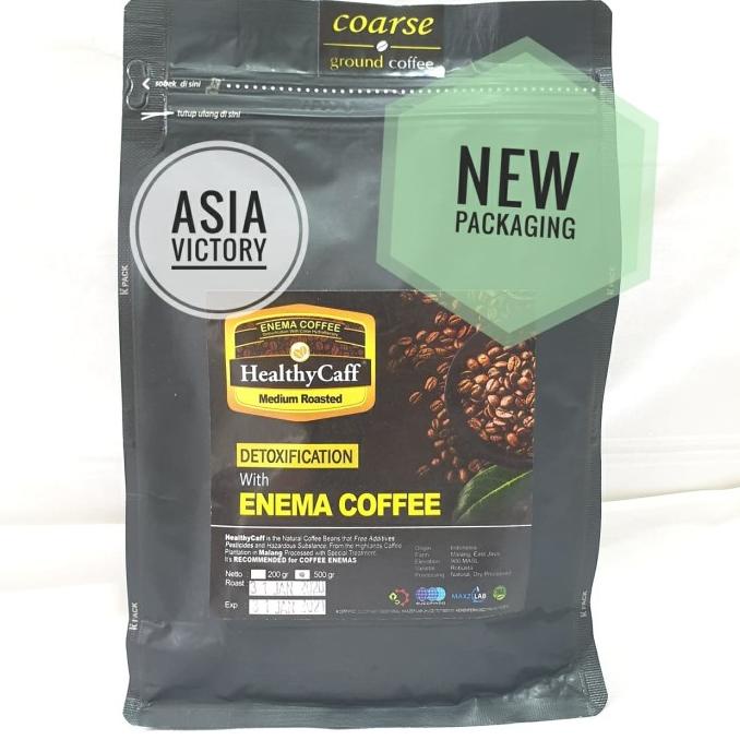 Jual Healthycaff 500Gr Medium Roasted Healthy Caff Kopi Organik Enema ...