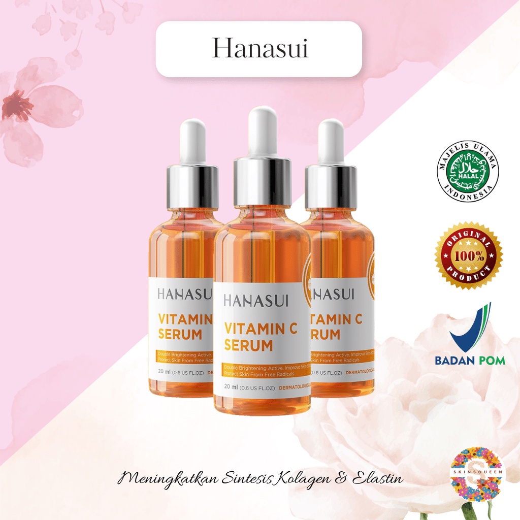 Jual HANASUI Serum Vitamin C New Look & Improved Formula (100% ORIGINAL ...