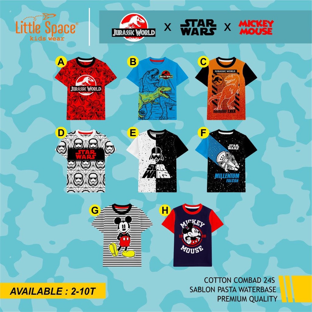 Little M Adventuresaurus Kaos Anak Laki-laki