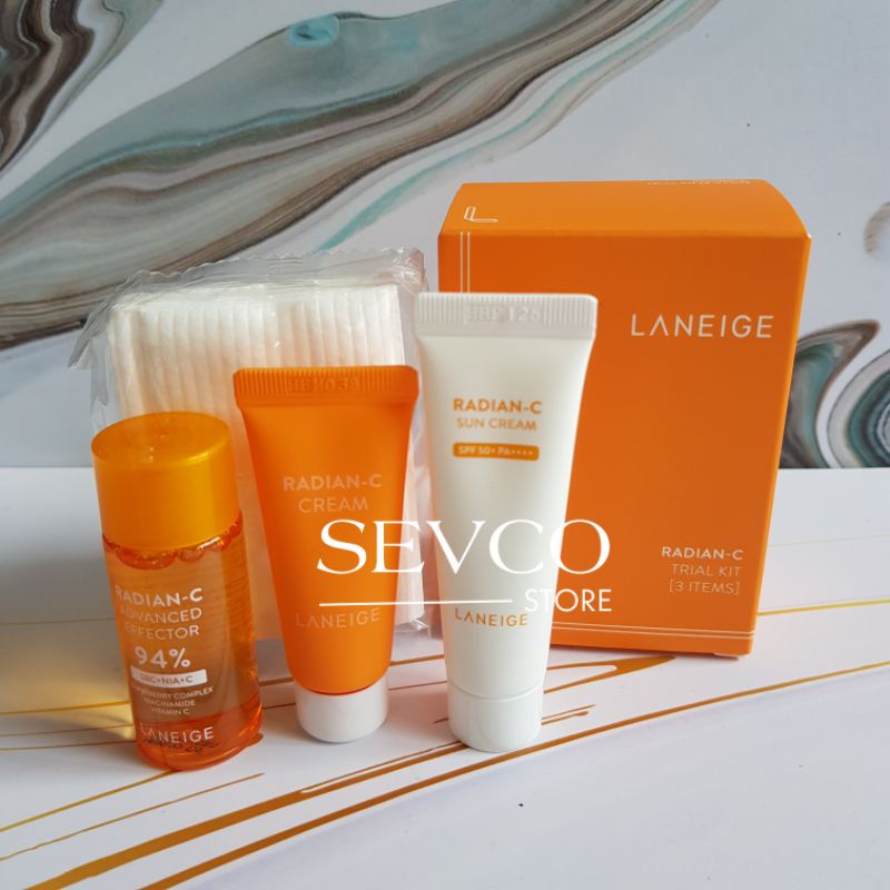 Jual LANEIGE Radian C Trial Kit | Shopee Indonesia