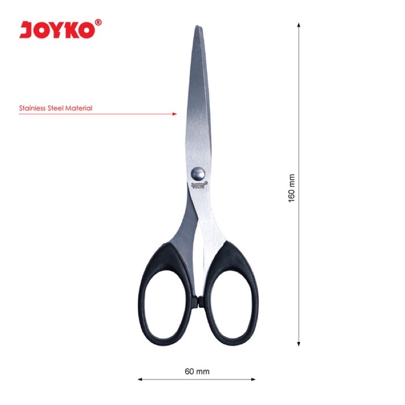 Jual JOYKO Gunting Sedang SC-838 / Gunting Kertas Scissors Medium SC ...