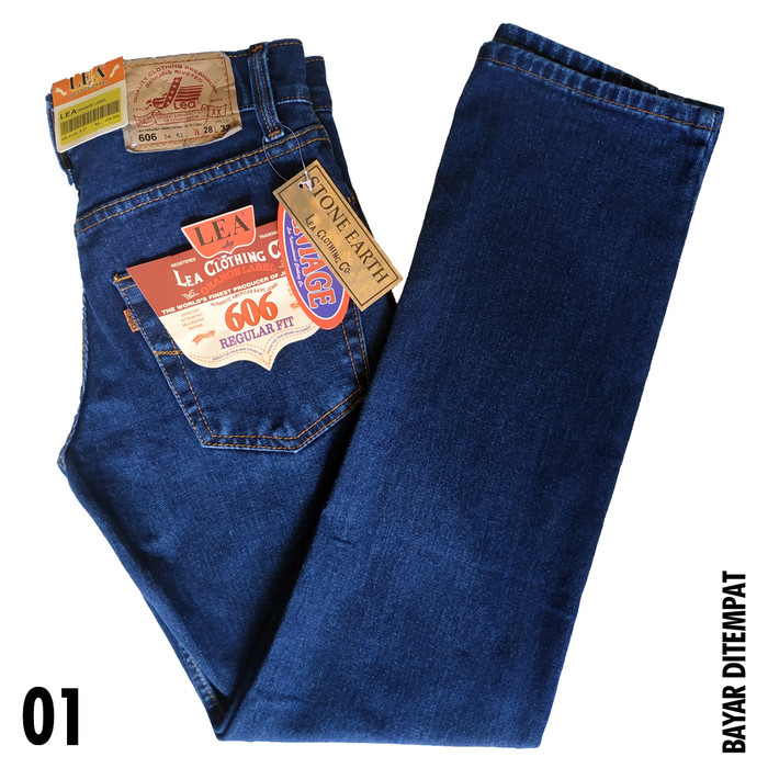 Jual Celana Jeans Pria Lea 606 Original Standar Shopee Indonesia