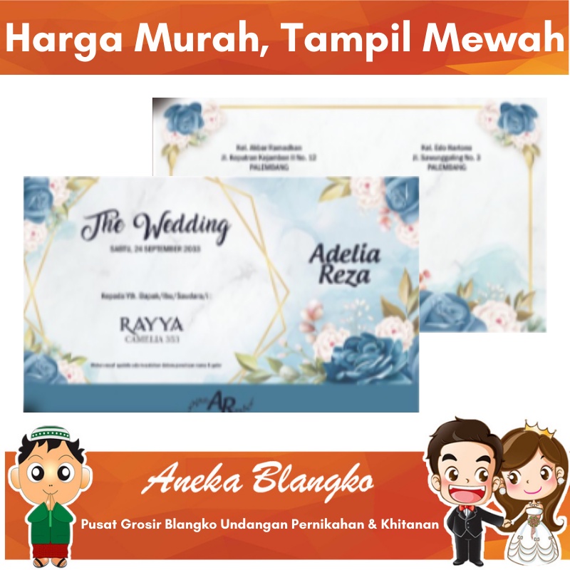 Jual Blangko undangan atau kertas undangan pernikahan dan Khitan merek ...