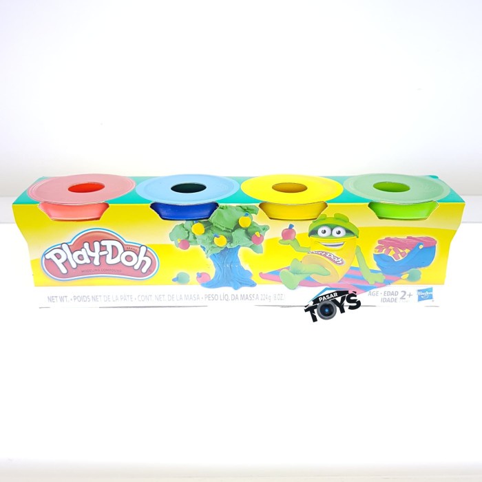 Jual PlayDoh Mini Pack 4 Tubes 224 Gram Playdoh Shopee Indonesia