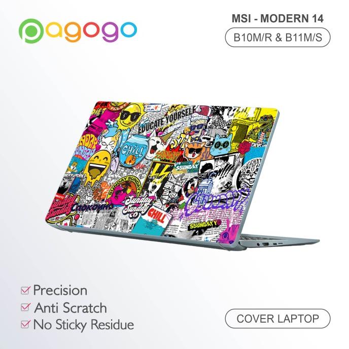 Jual Garskin Sticker Laptop Msi Modern 14 B11M B11MO B11S B11SB Full ...