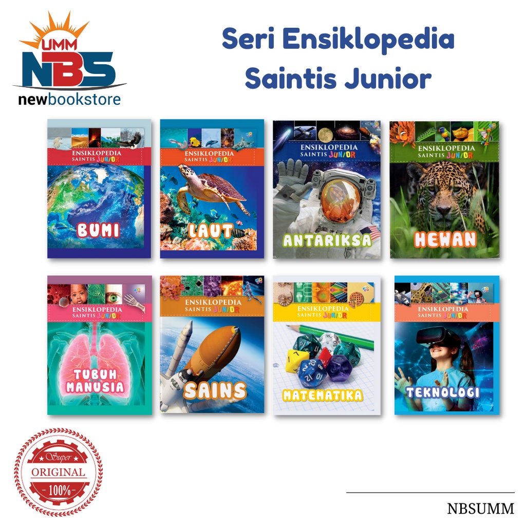 Jual Seri Ensiklopedia Saintis Junior Lengkap : Bumi , Laut , Antariksa ...