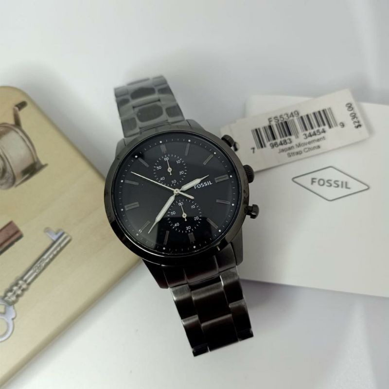 Jual Fossil FS5349 Original All Stainless Steel Jam Tangan Pria 45mm ...