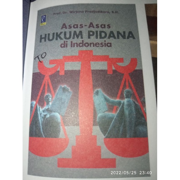 Jual Buku Asas asas Hukum Pidana | Shopee Indonesia