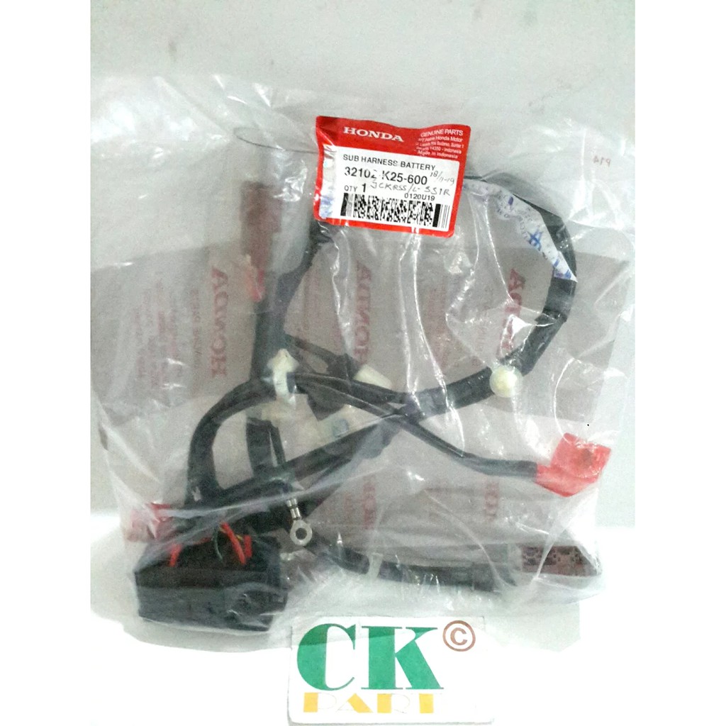 Jual Kabel Body Bagian Aki Accu - Sub Harness Battery Beat FI ESP PN