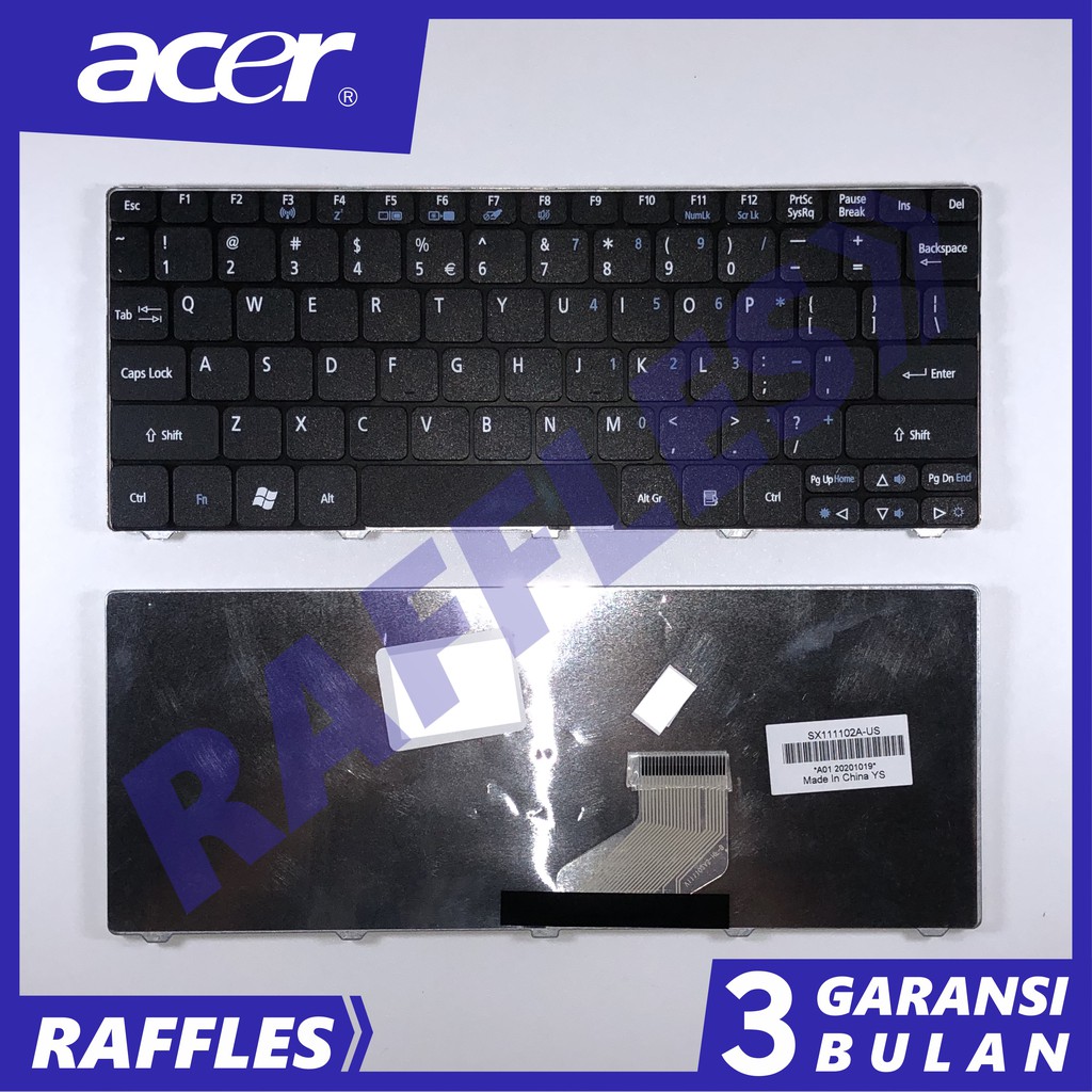 Tastiera Francese AZERTY Originale Acer – Per Serie Aspire One PAV70, PAV80, NAV70, NAV50 (nuova)