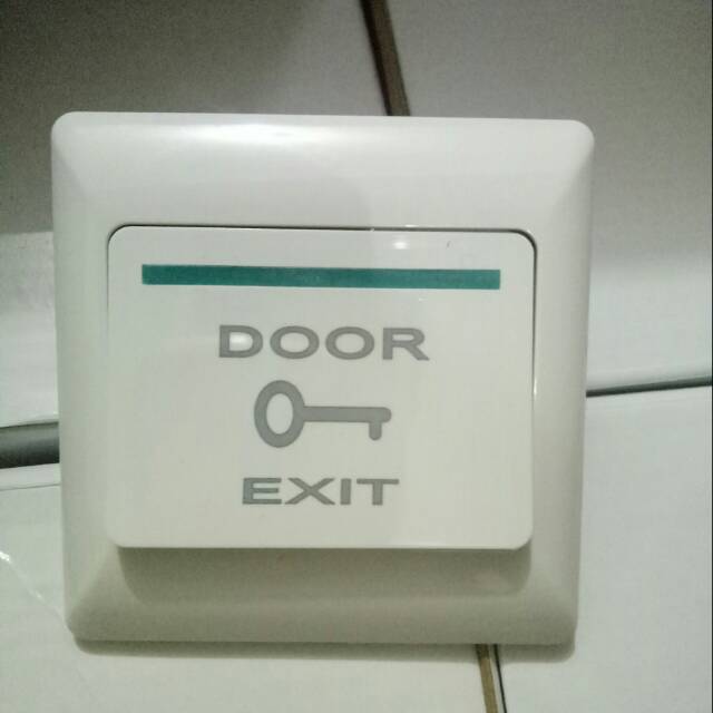 Jual mahal original Tombol exit button manual door pintu access control ...