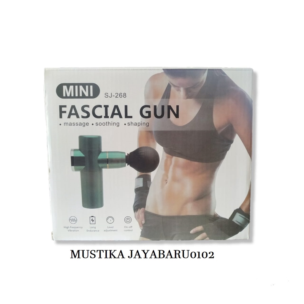 Jual Alat Pijat Getar Portable Fascial Massage Gun Mini Terapi