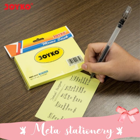 Jual Memo Stick Mms Joyko Sticky Note Memo Tempel Shopee Indonesia