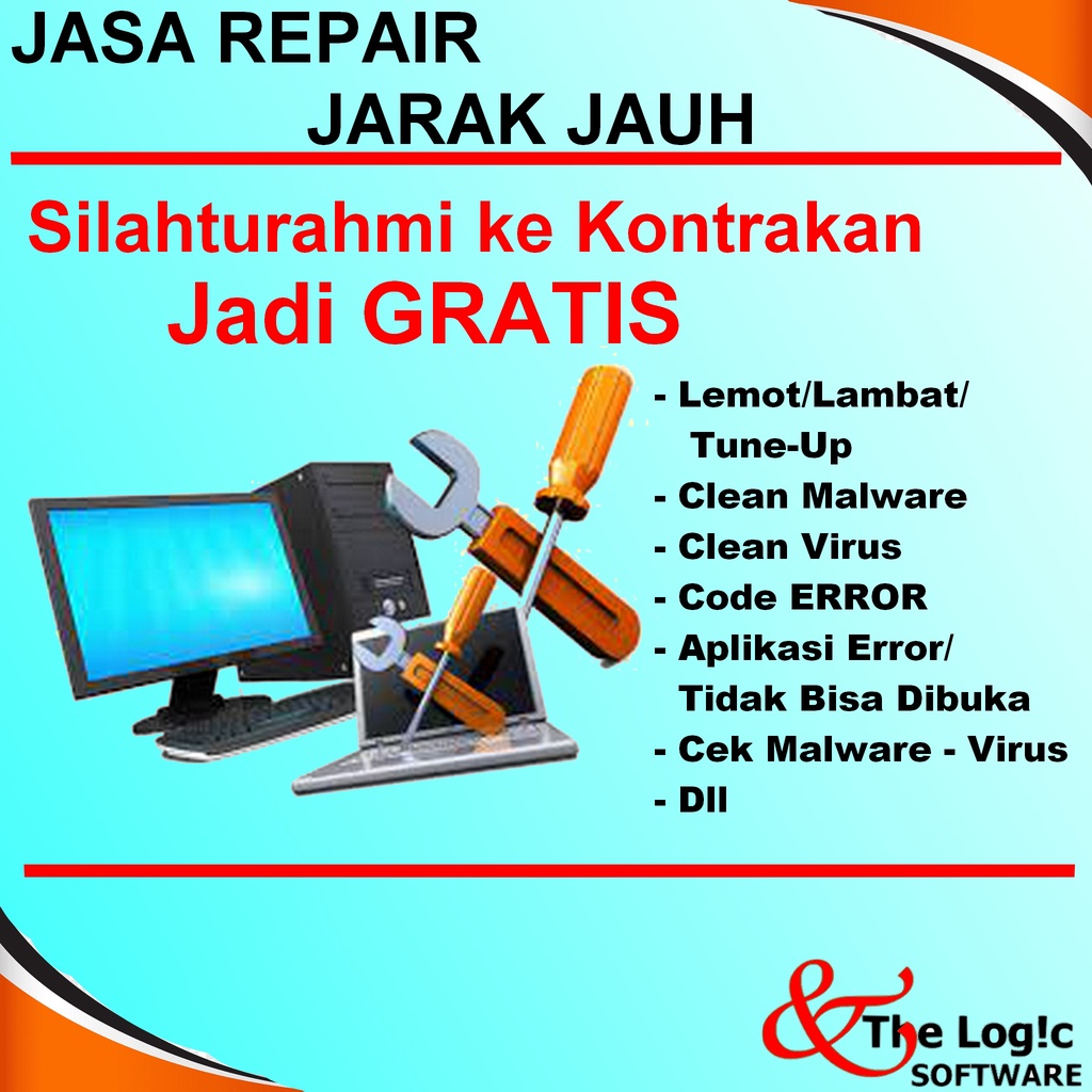 Jual Jasa Repair Laptop atau PC jarak jauh Shopee Indonesia