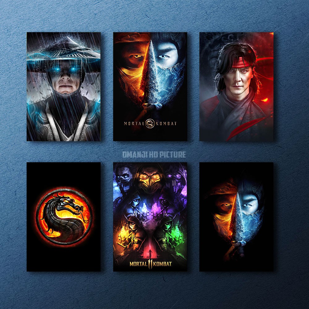 Jual POSTER KAYU MORTAL KOMBAT / HIASAN DINDING MORTAL KOMBAT ...