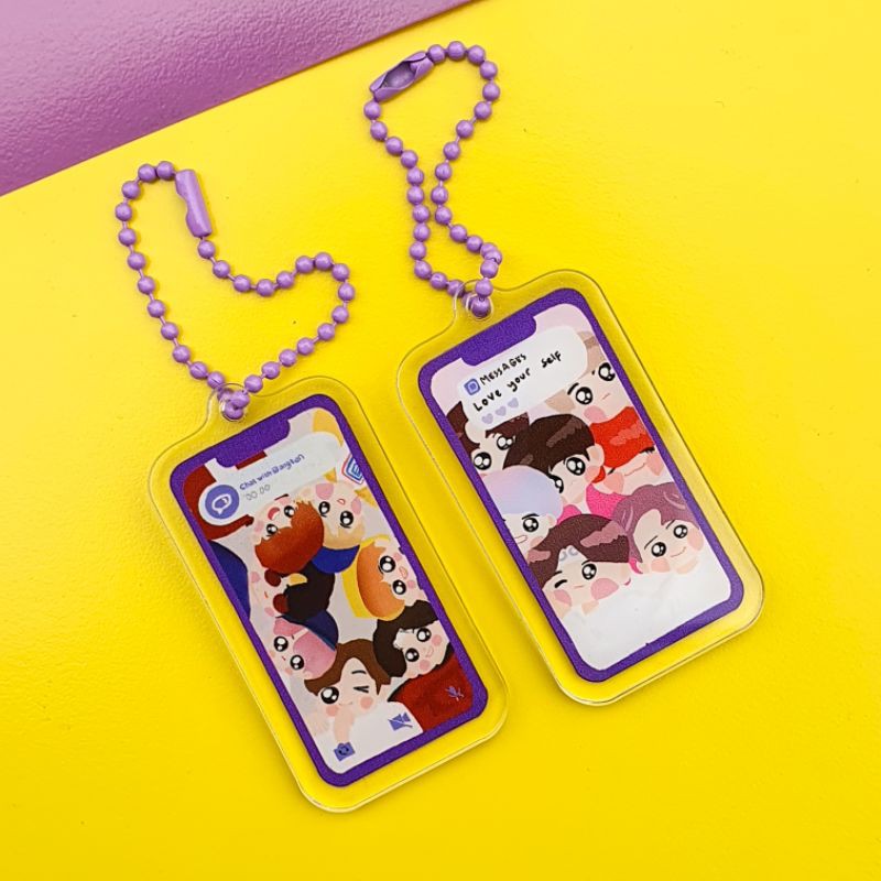 Jual Bangtan phone keychain gantungan Kunci BTS Shopee Indonesia