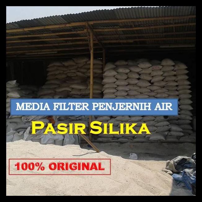 Jual Media Penyaring Air Sumur Bor Pasir Silika Kualitas Super 25 Kg