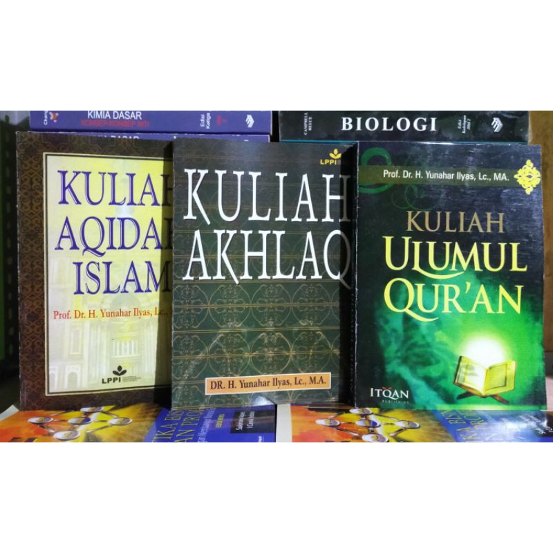 Jual Paket Kuliah Aqidah Islam - Kuliah Akhlaq - Kuliah Ulumul Qur'an ...