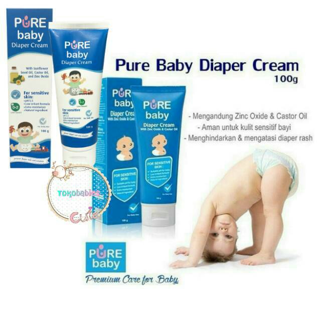 Jual PURE BABY DIAPER CREAM 100GR dan 200gr Shopee Indonesia