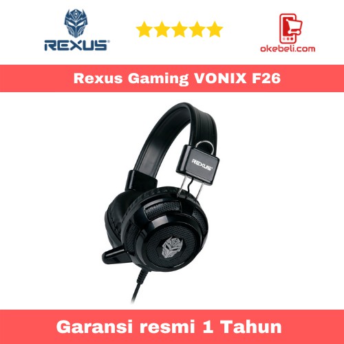 Jual REXUS VONIX F26 - Gaming Headset Original | Shopee Indonesia