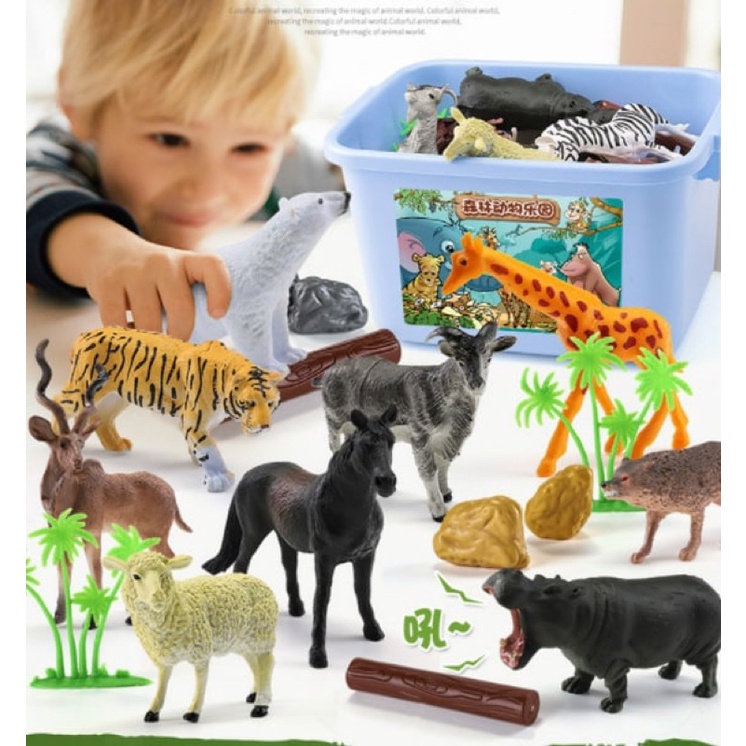Jual MAINAN MINIATUR HEWAN / ANIMAL MINIATUR / MAINAN ANAK BELAJAR ...