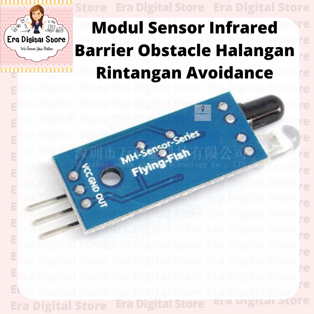 Jual Modul Sensor Infrared Barrier Obstacle Halangan Rintangan ...