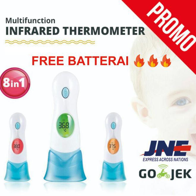 Jual Infrared Termometer 8 In 1 - Dewasa Dan Anak | Shopee Indonesia